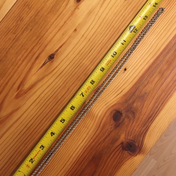 Sterling Silver necklace/chain 28 1/2” long - Picture 2 of 7